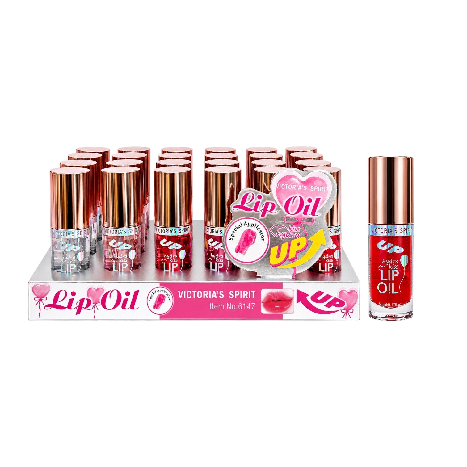 BRILLO GLOSS UP HYDRA KISS APLICADOR GRANDE 5ML VICTORIA'S SPIRIT