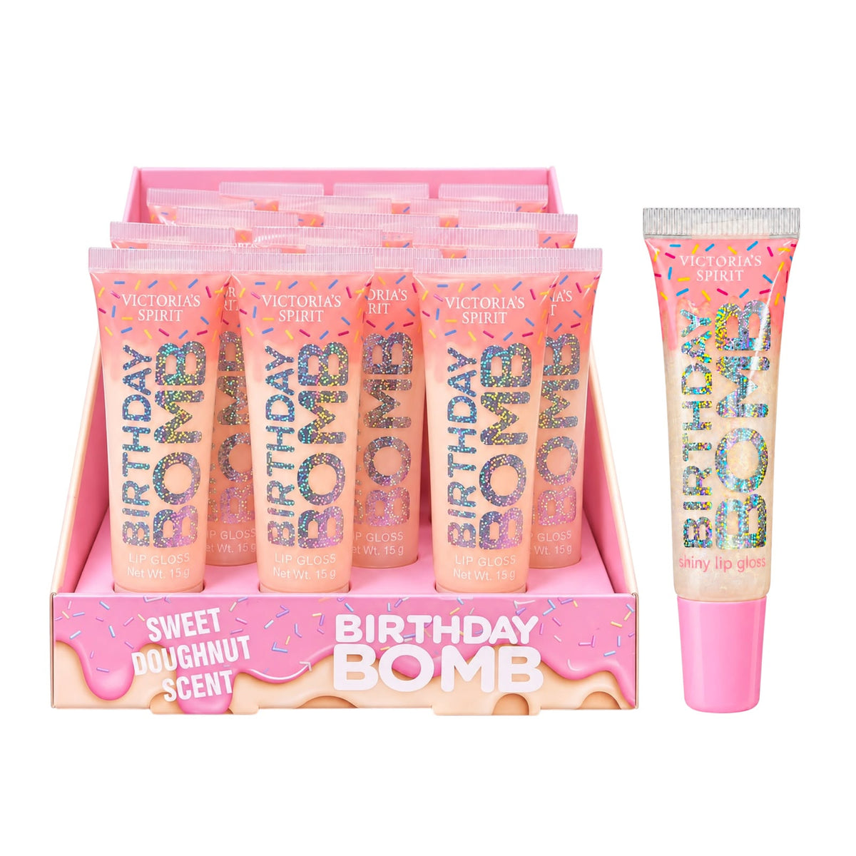 BRILLO GLOSS ESCARCHADO BIRTHDAY BOMB VICTORIA'S SPIRIT