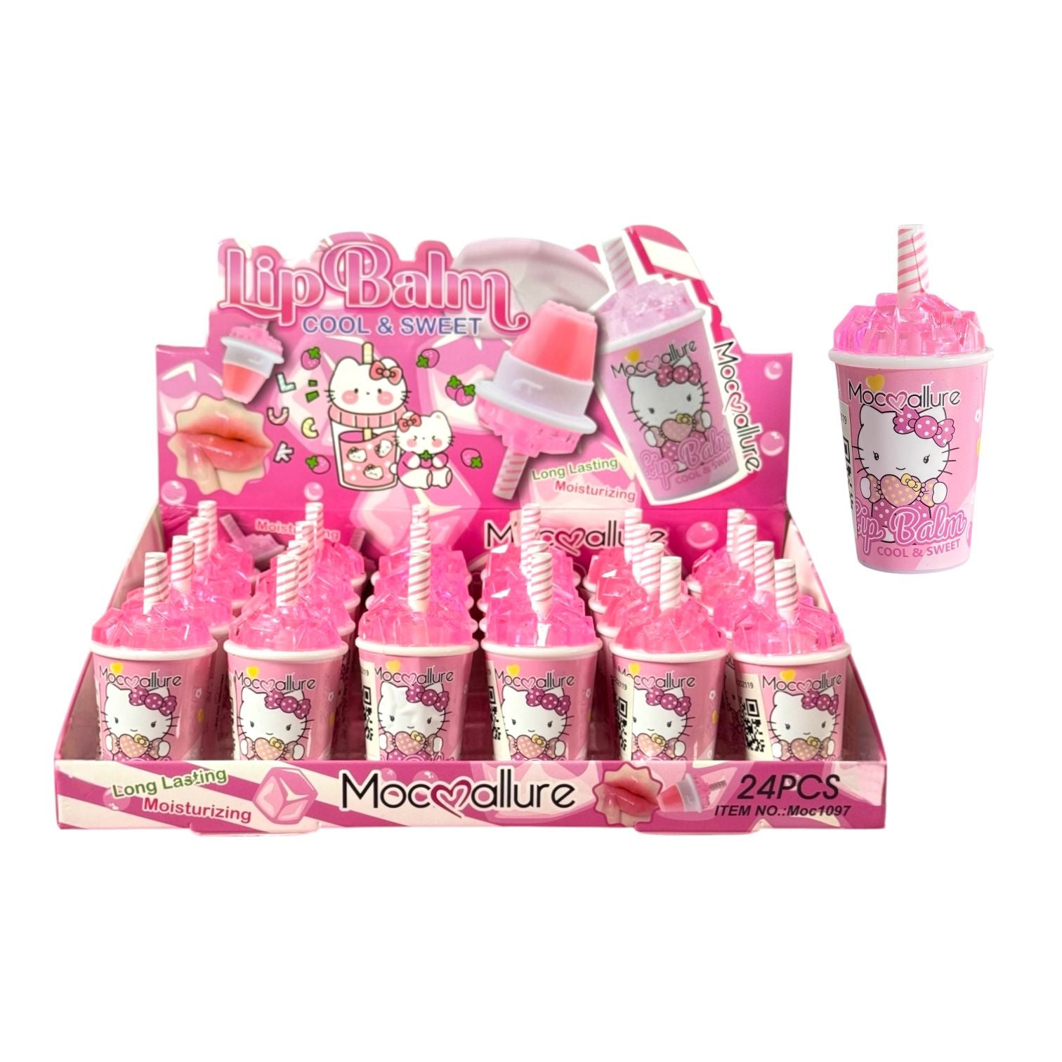 BALSAMO LIP BALM HELLO KITTY COOL & SWEET MOCALLURE