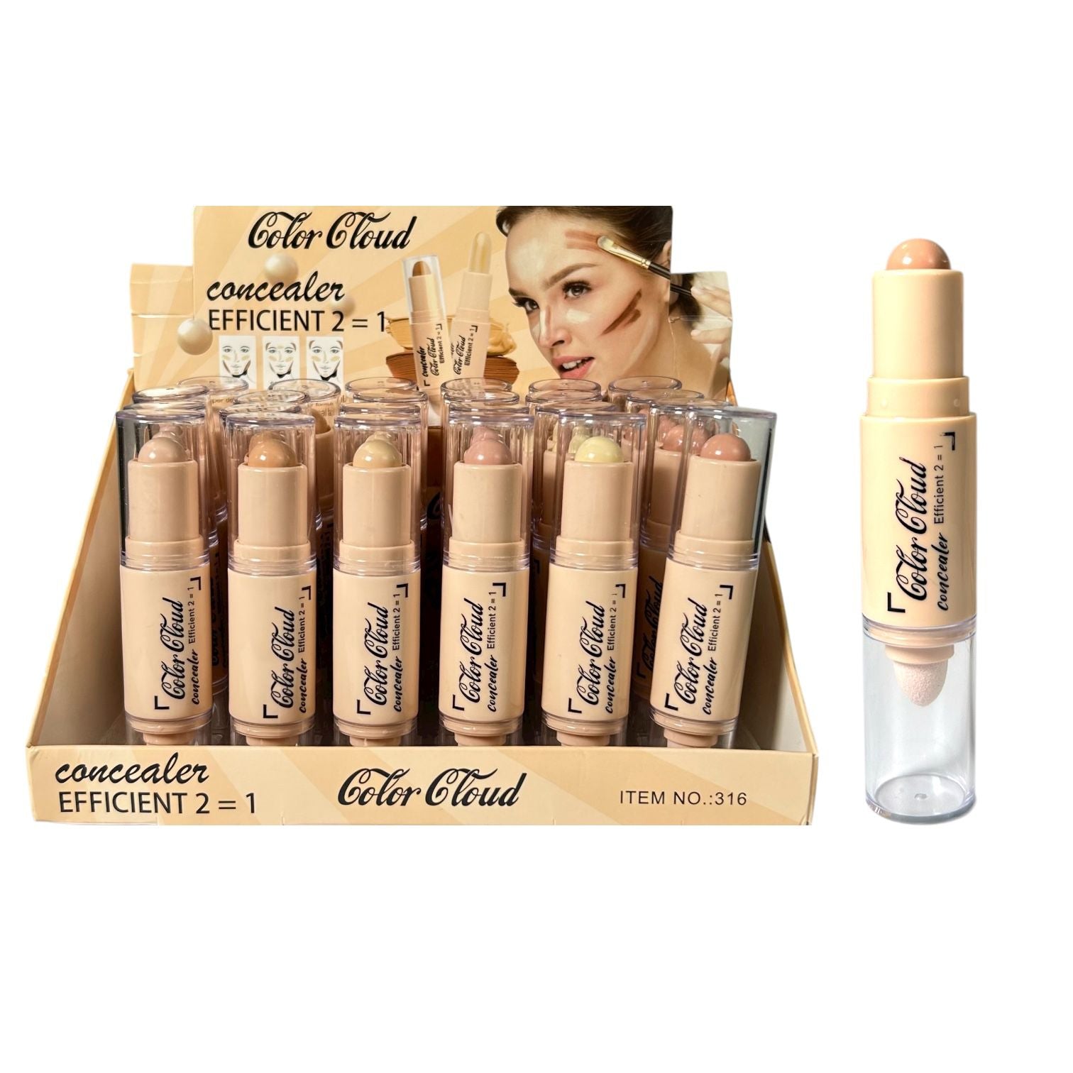 CORRECTOR EN BARRA CON POMO COLOR CLOUD