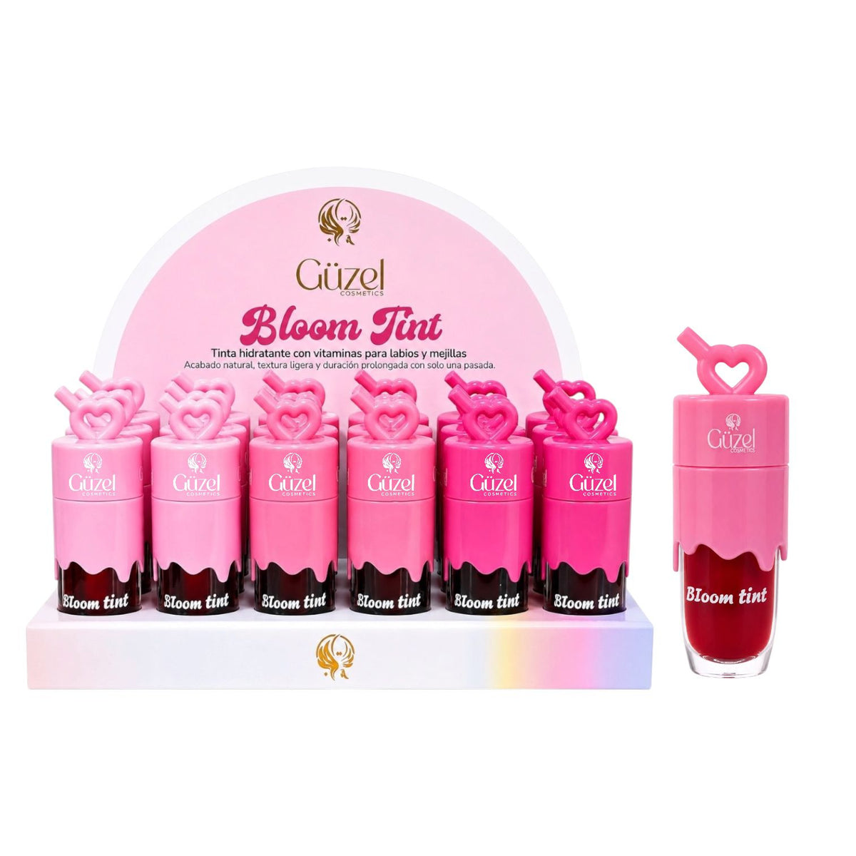 TINTA DE LABIOS BLOOM TINT CORAZON PITILLO 5ML GUZEL