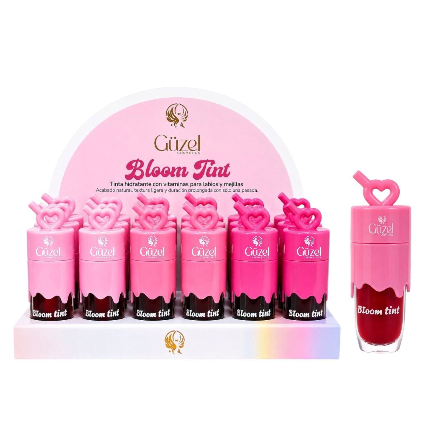 TINTA DE LABIOS BLOOM TINT CORAZON PITILLO 5ML GUZEL