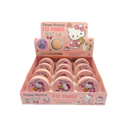 POLVO SUELTO HELLO KITTY FLOWER ROCOCO
