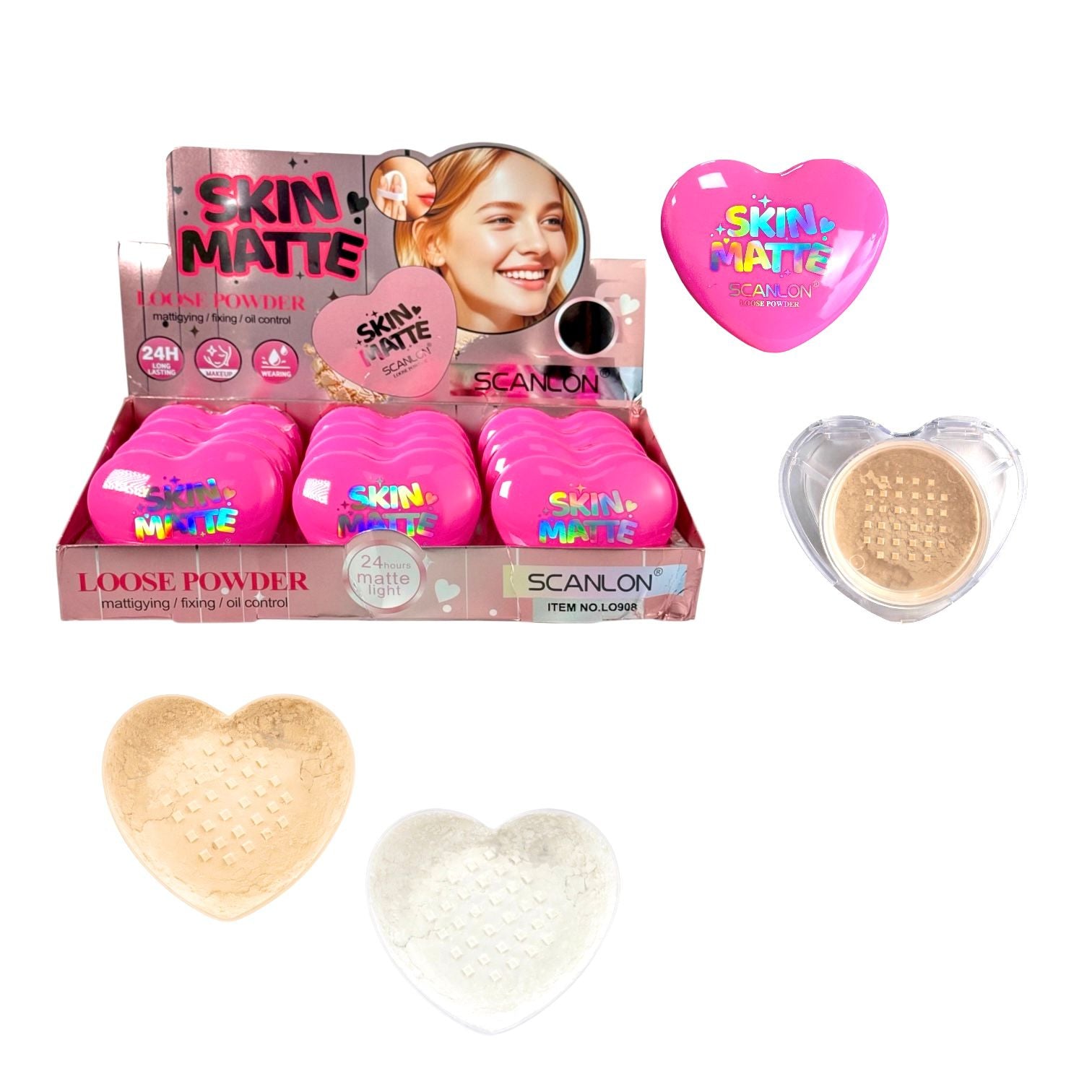 POLVO SUELTO SKIN MATTE CORAZON SCANLON