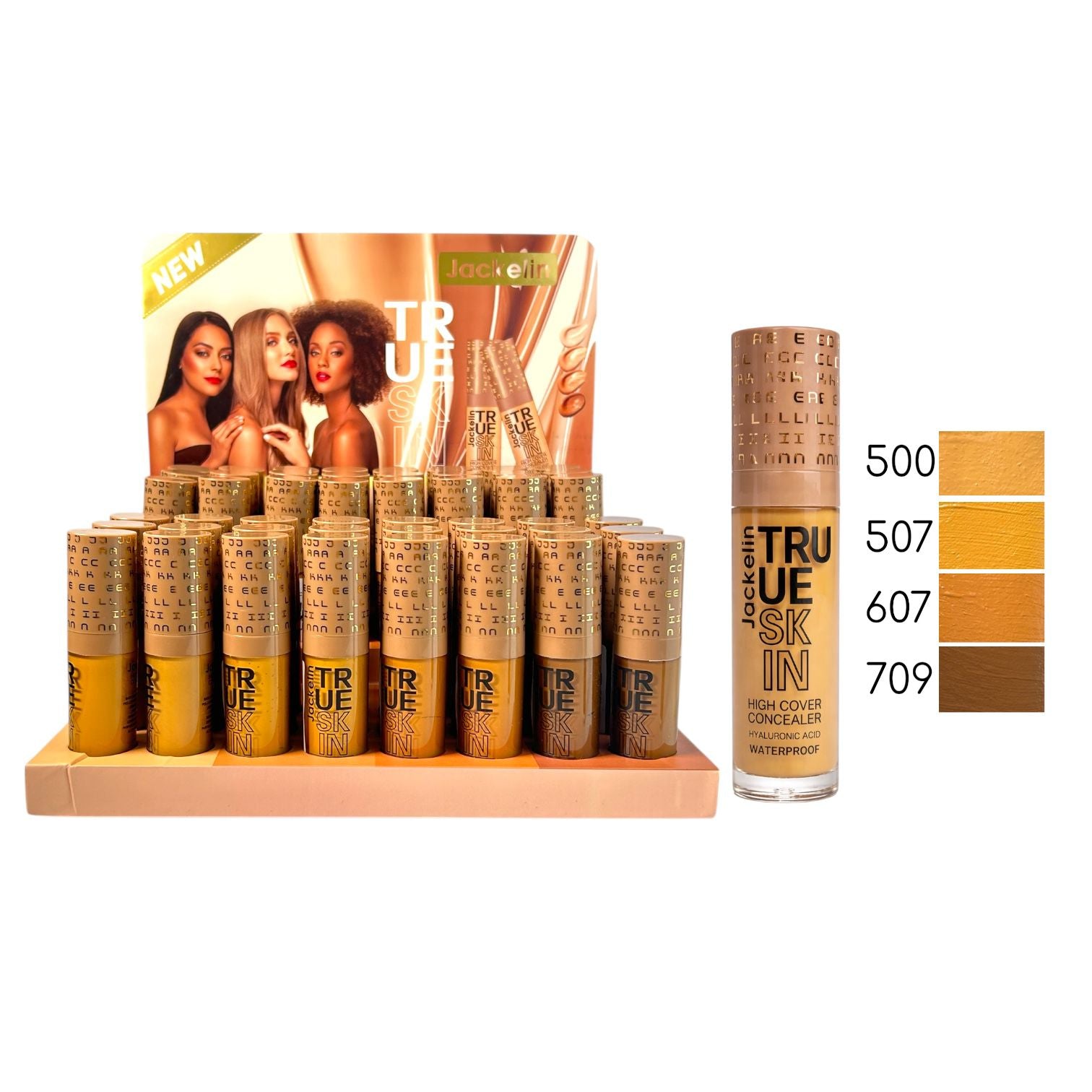 CORRECTOR LIQUIDO TONOS OSCUROS JACKELIN TRUE SKIN