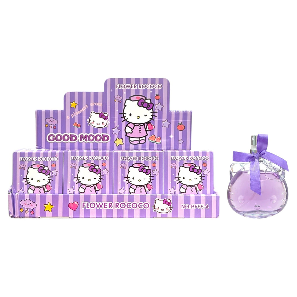 PERFUME CARA HELLO KITTY MOÑO GOOD LUCK MORNING MOOD FLOWER ROCOCO