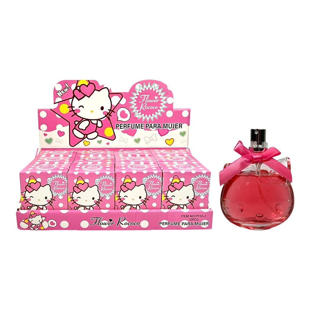 PERFUME CARA HELLO KITTY MOÑO GOOD LUCK MORNING MOOD FLOWER ROCOCO