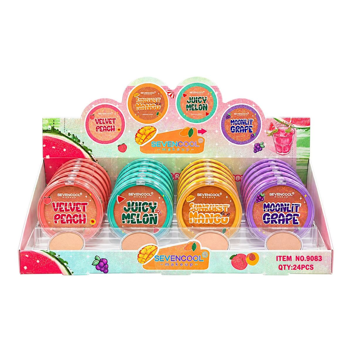 POLVO COMPACTO FASHION COLOR SEVENCOOL