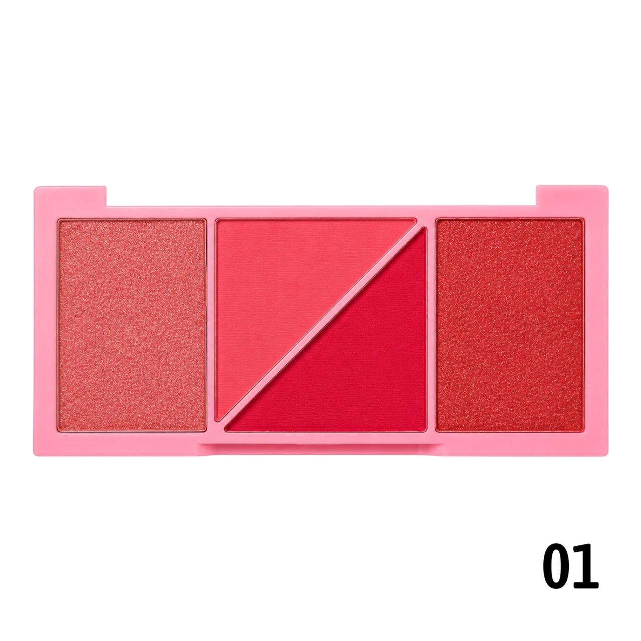 PALETA X4 ILUMINADORES Y RUBORES SPARKLE GIRLZ SEVENCOOL