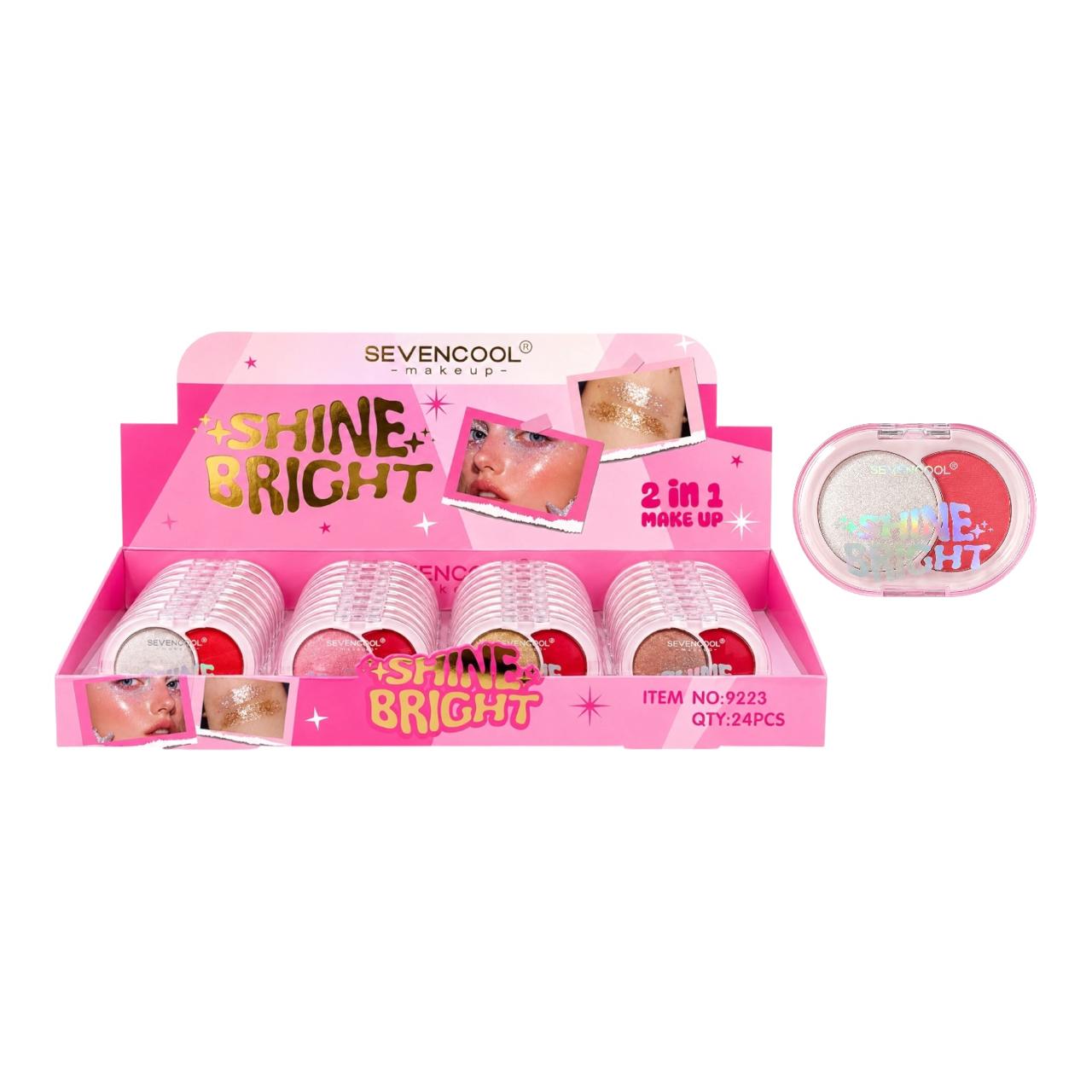 ILUMINADOR Y RUBOR 2EN1 SHINE BRIGHT SEVENCOOL