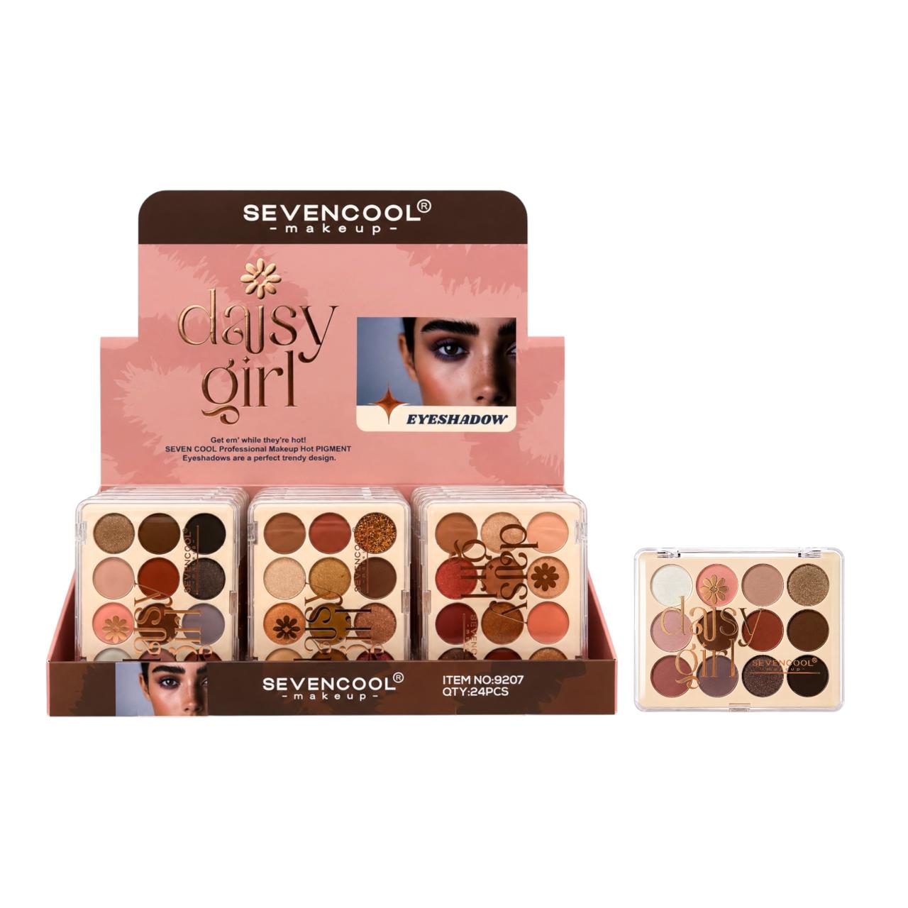PALETA DE SOMBRAS X12 TONOS DAISY GIRL SEVENCOOL
