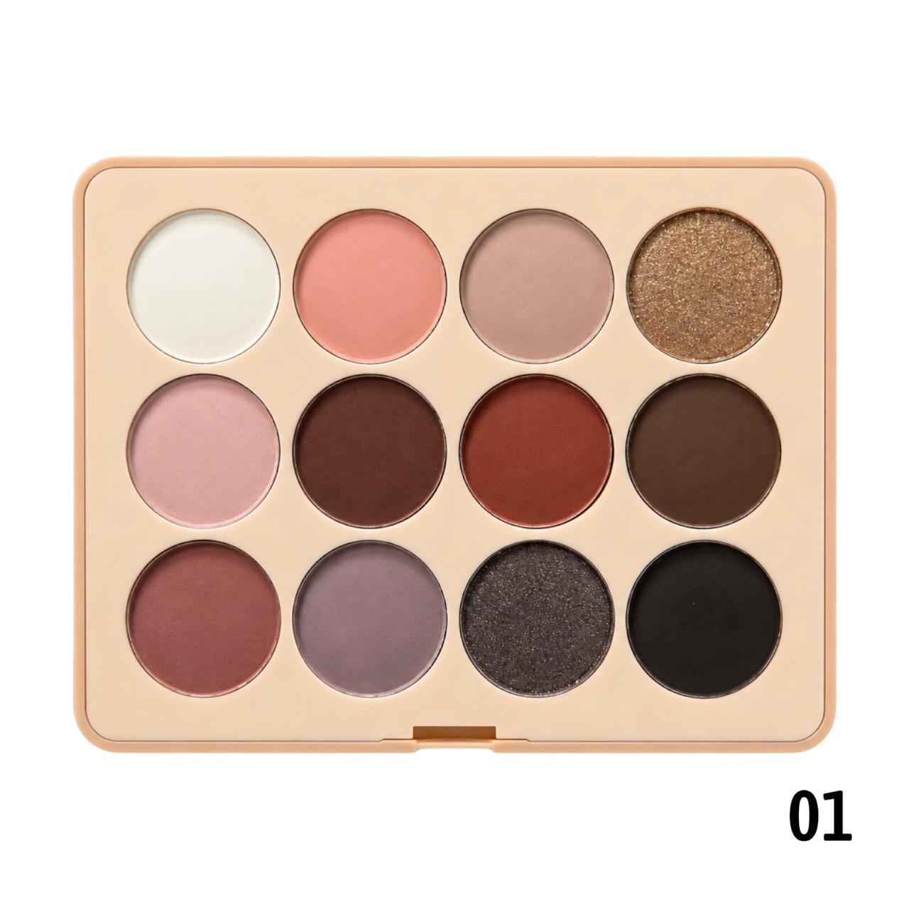 PALETA DE SOMBRAS X12 TONOS DAISY GIRL SEVENCOOL