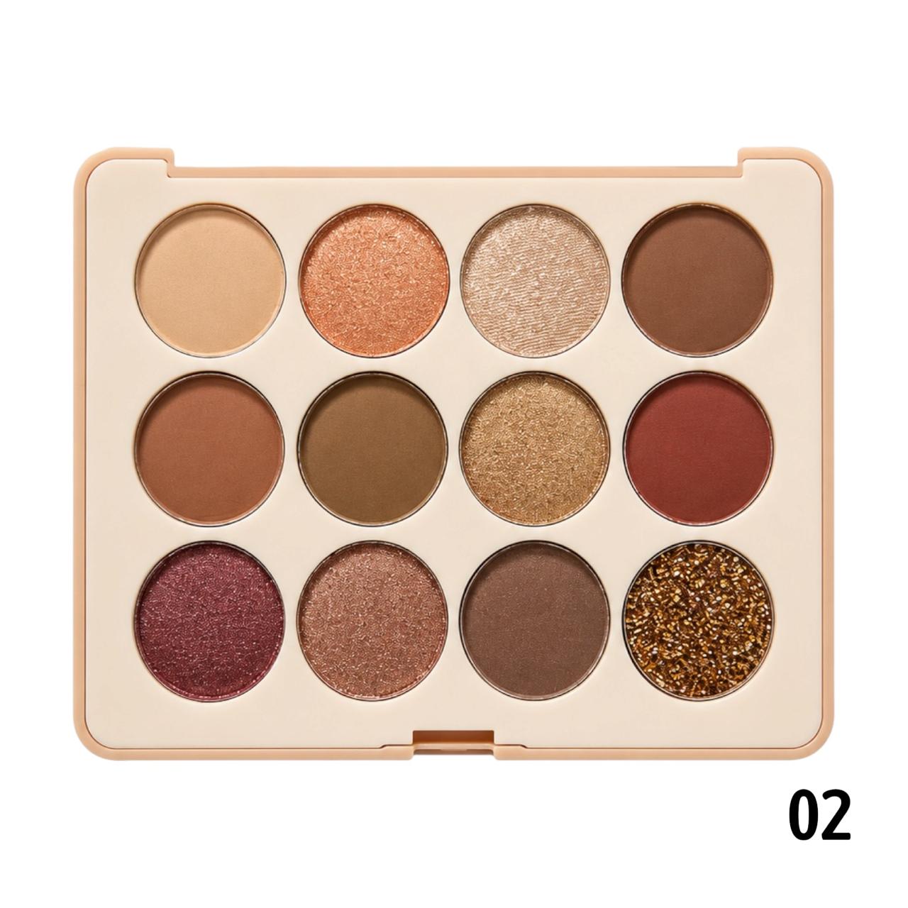 PALETA DE SOMBRAS X12 TONOS DAISY GIRL SEVENCOOL