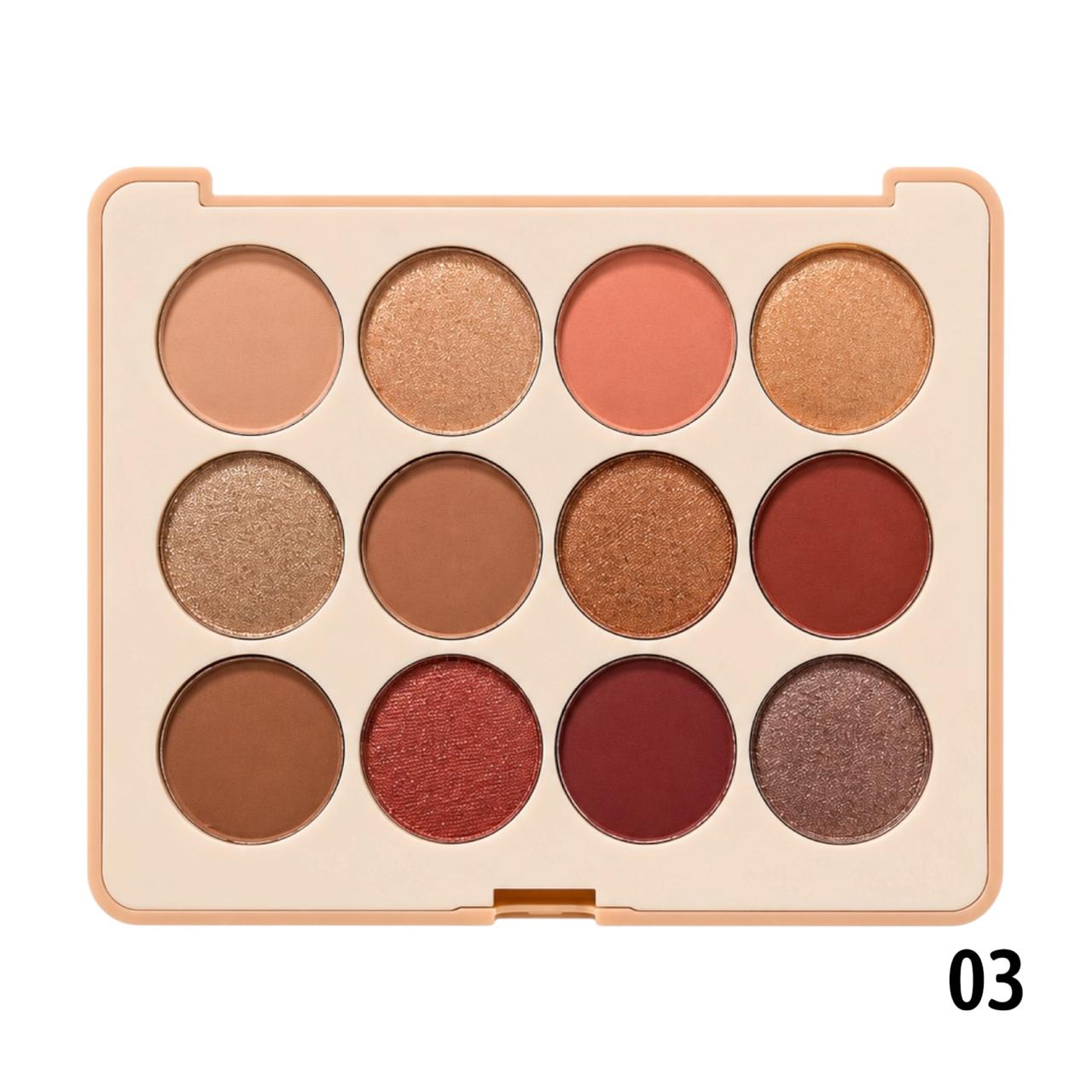 PALETA DE SOMBRAS X12 TONOS DAISY GIRL SEVENCOOL