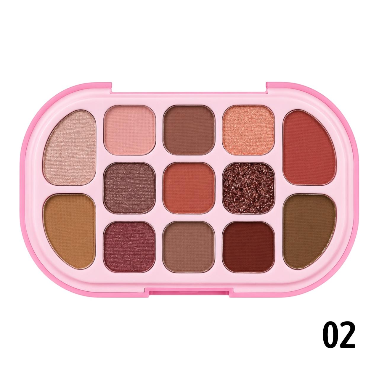 PALETA DE SOMBRAS X13 TONOS VIBRANT COLORS SEVENCOOL
