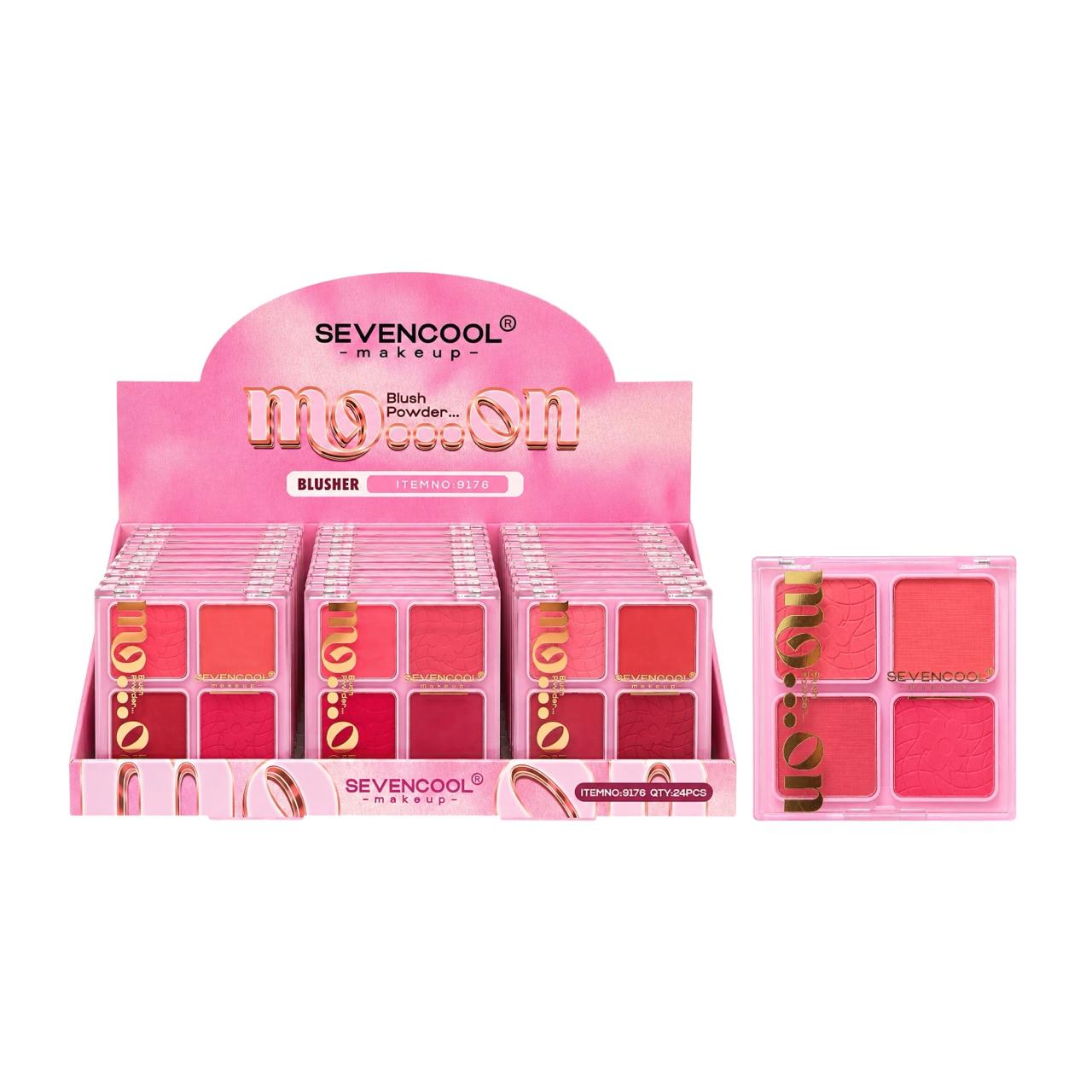 PALETA X4 RUBORES FLORECITA MO...ON SEVENCOOL