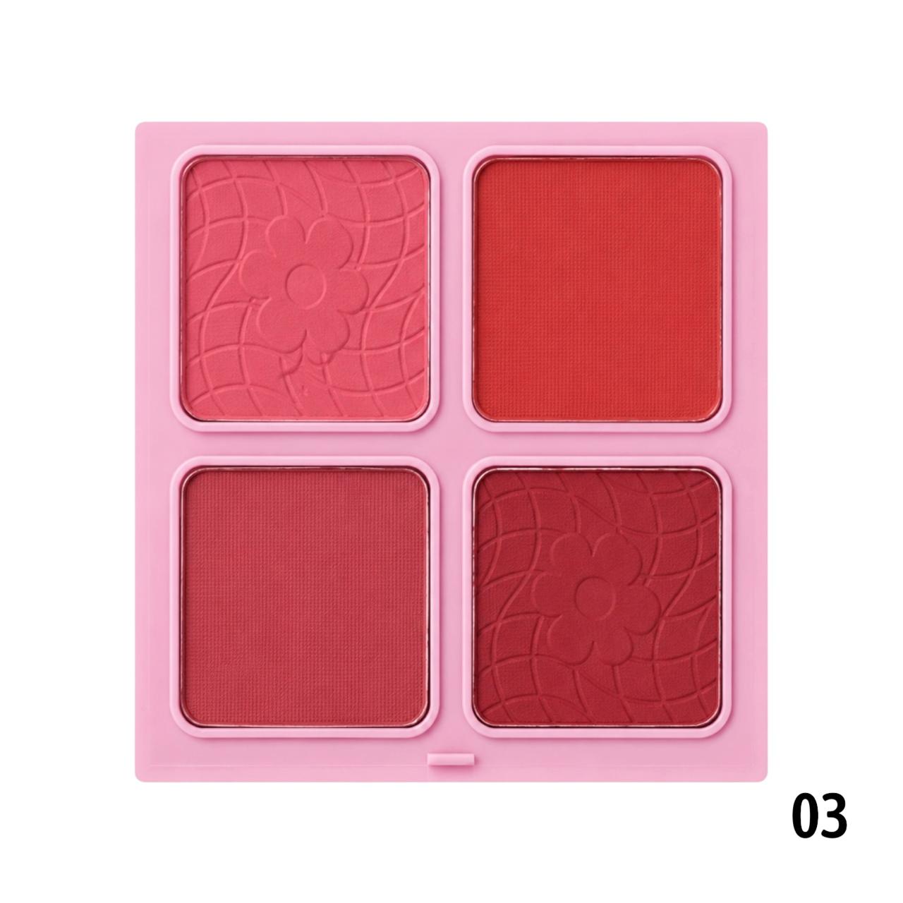 PALETA X4 RUBORES FLORECITA MO...ON SEVENCOOL