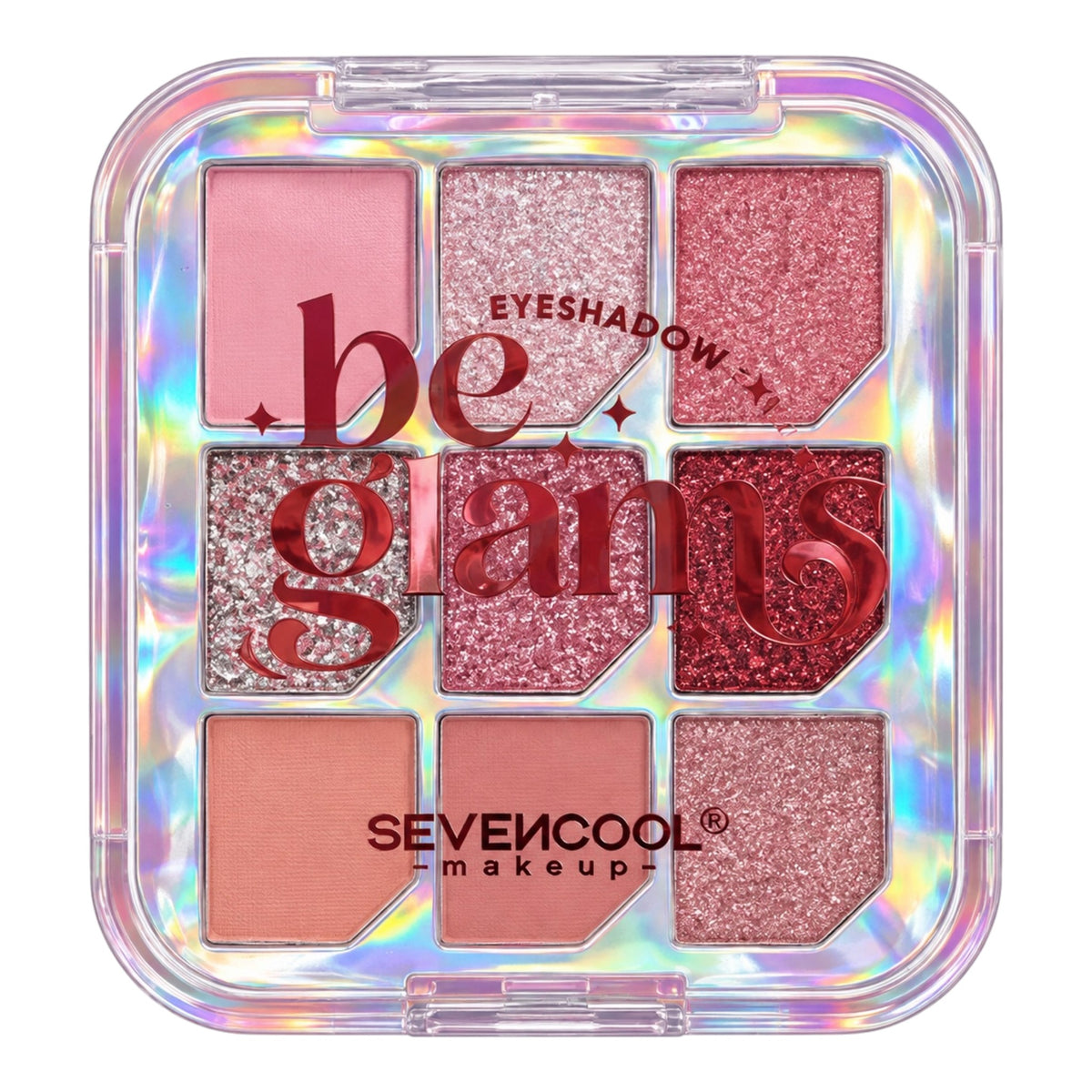 PALETA DE SOMBRAS X9 TONOS BE GLAM SEVENCOOL