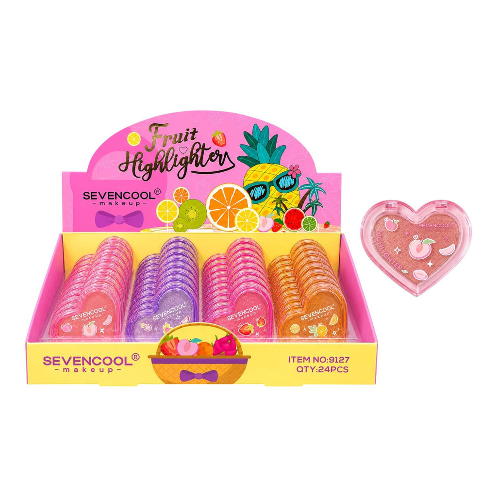 ILUMINADOR EN POLVO CORAZON FRUTAS SEVENCOOL