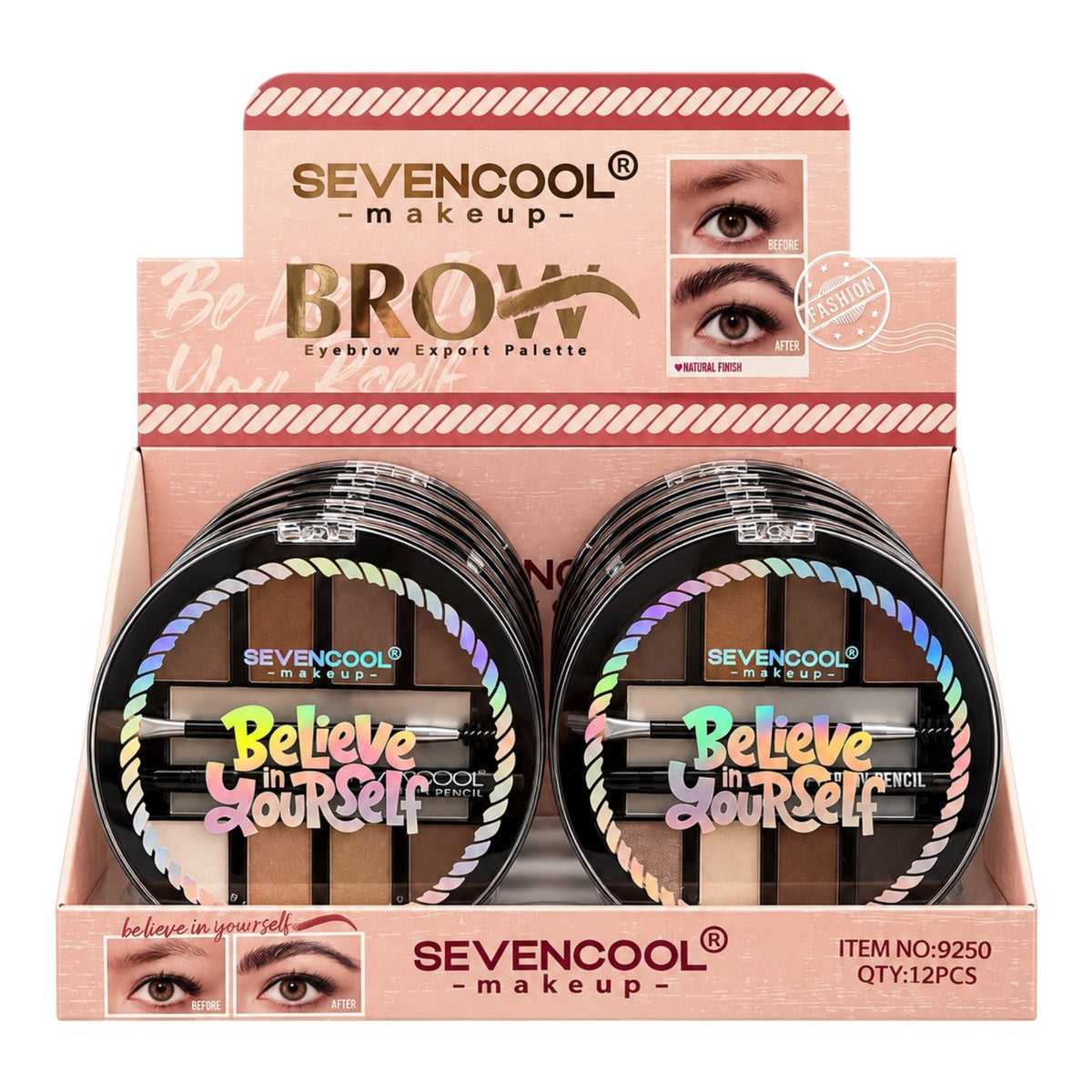 PALETA DE CEJAS BELIEVE IN YOURSELF SEVENCOOL