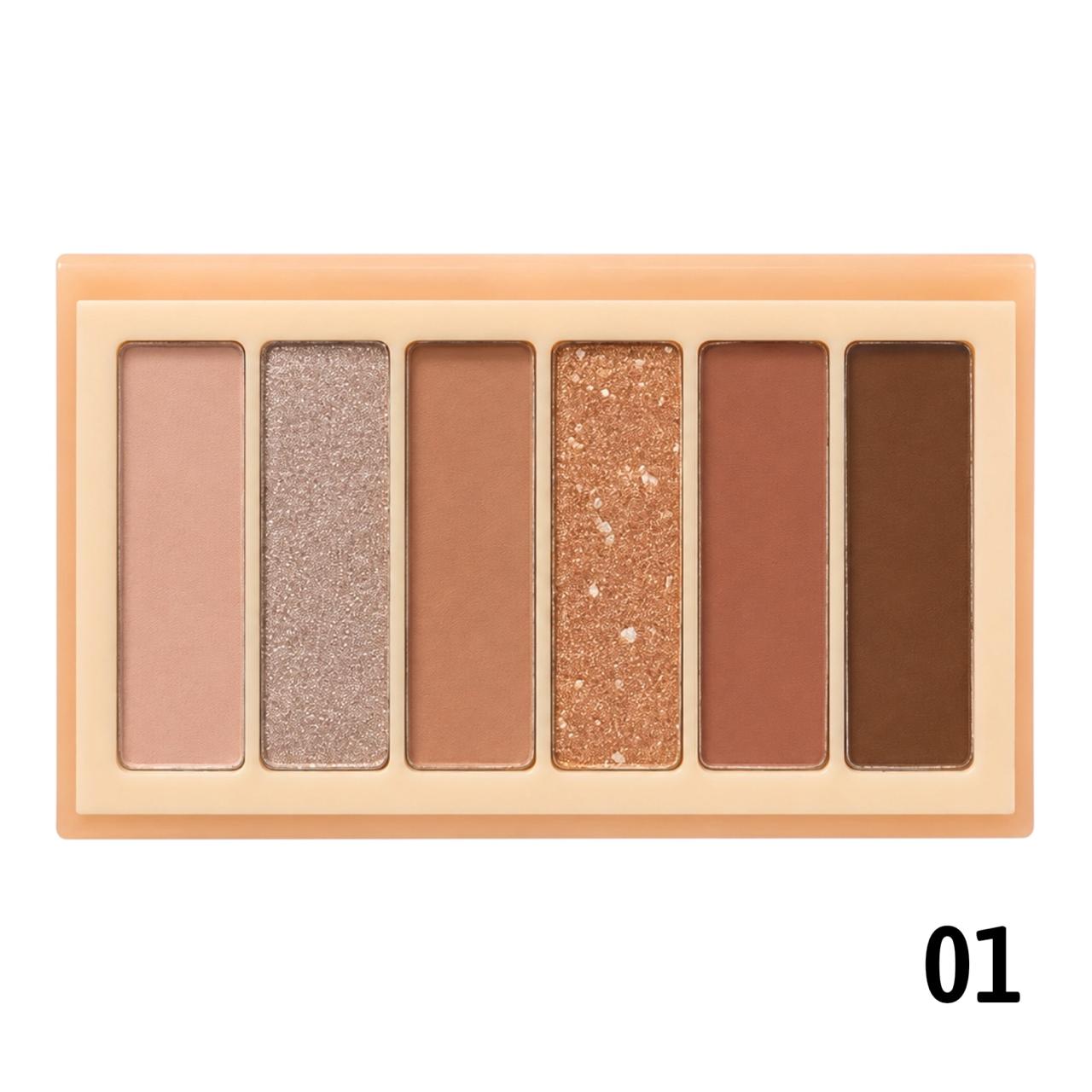 PALETA DE SOMBRAS X6 TONOS LOVELY SEVENCOOL