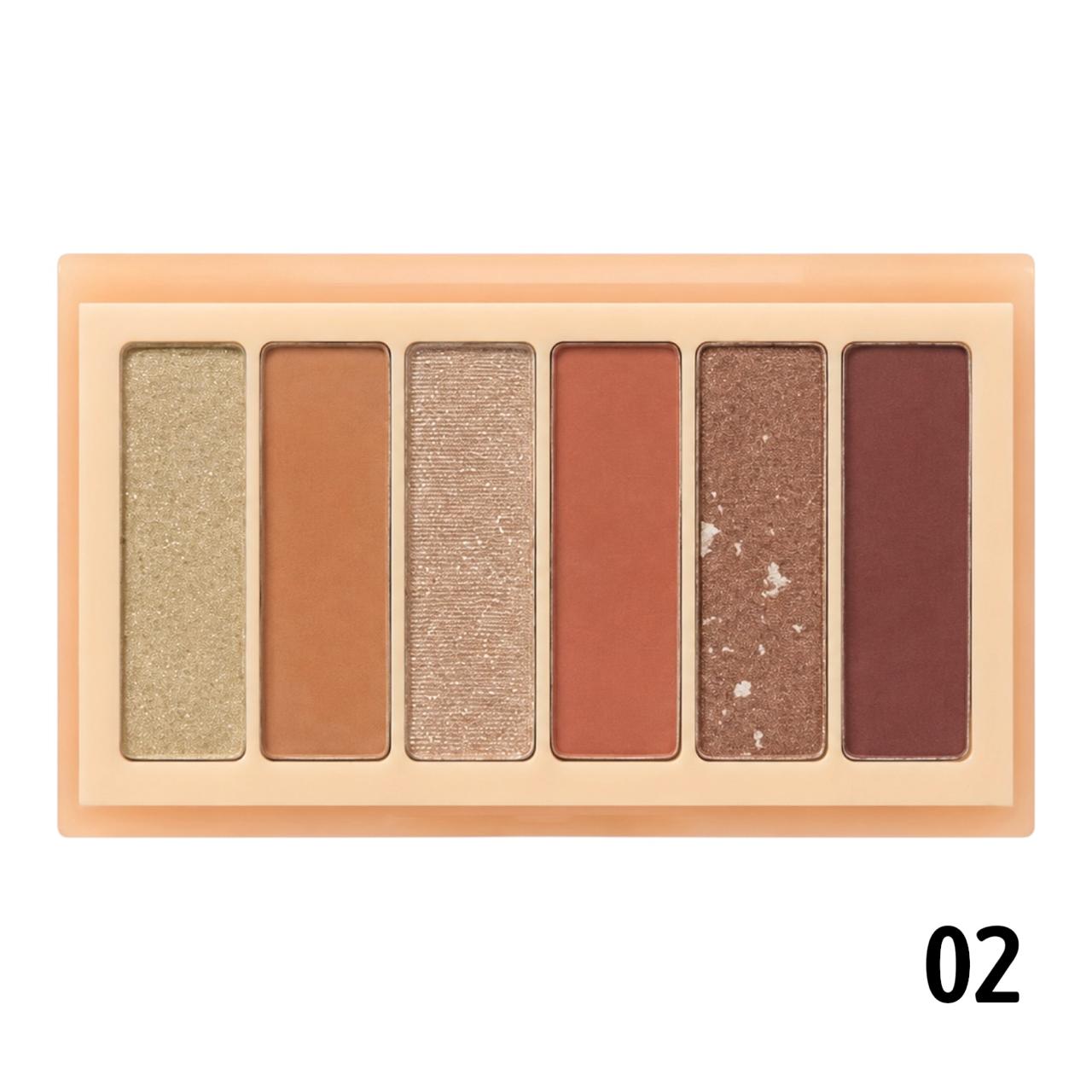 PALETA DE SOMBRAS X6 TONOS LOVELY SEVENCOOL