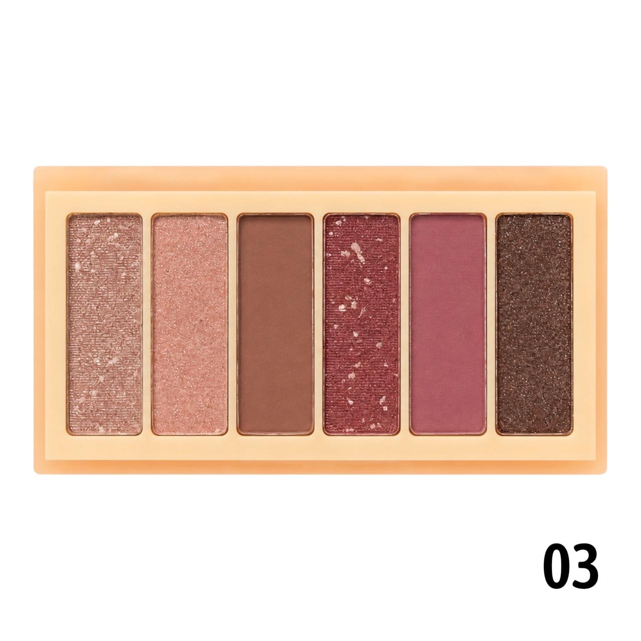 PALETA DE SOMBRAS X6 TONOS LOVELY SEVENCOOL