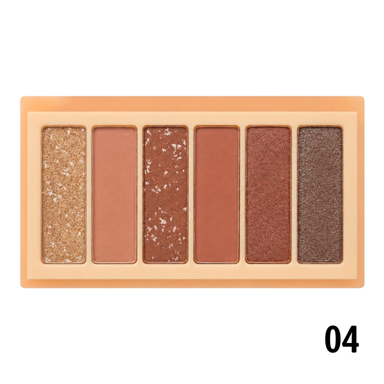 PALETA DE SOMBRAS X6 TONOS LOVELY SEVENCOOL