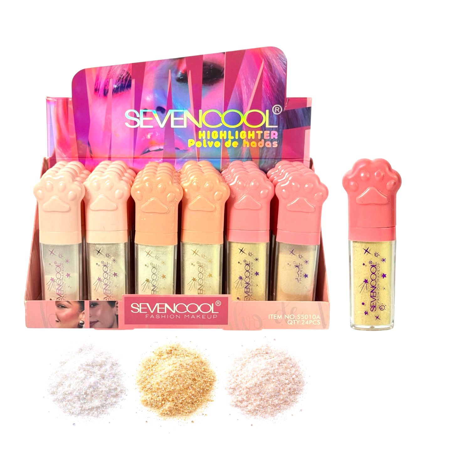 POLVO DE HADAS TAPA HUELLITA FASHION MAKEUP SEVENCOOL