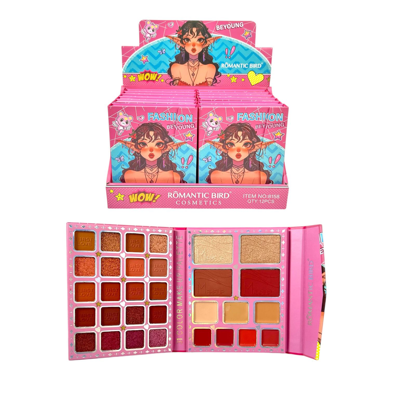 PALETA X31 TONOS MUÑECA FASHION BEYOUNG ROMANTIC BIRD
