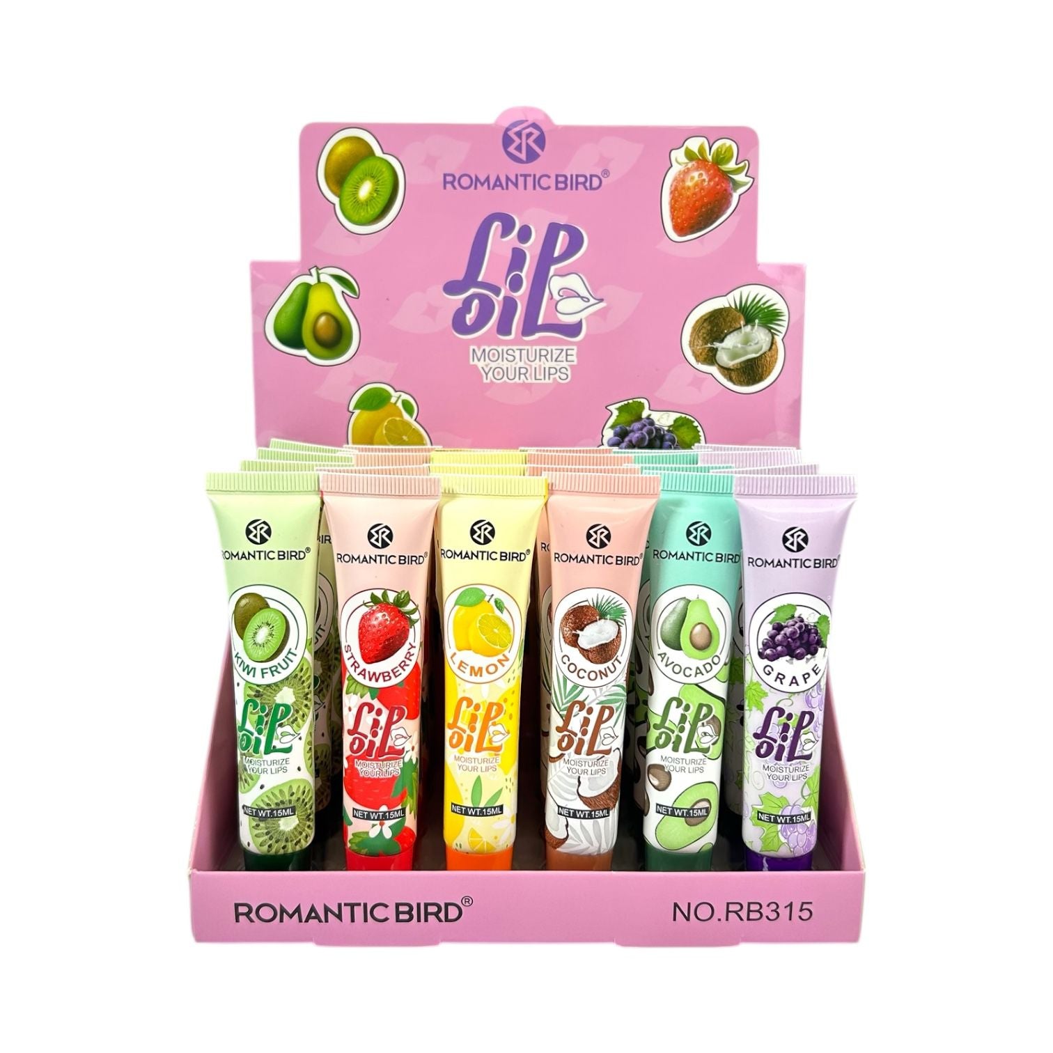 BRILLO GLOSS FRUTAS 15ML ROMANTIC BIRD