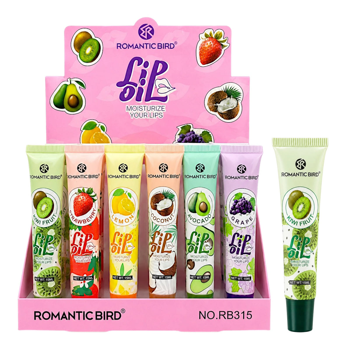 BRILLO GLOSS FRUTAS 15ML ROMANTIC BIRD