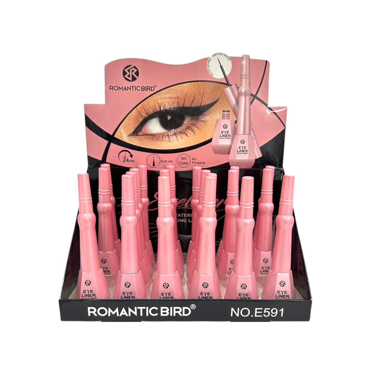 DELINEADOR LIQUIDO EN PINCEL EYELINER ROMANTIC BIRD