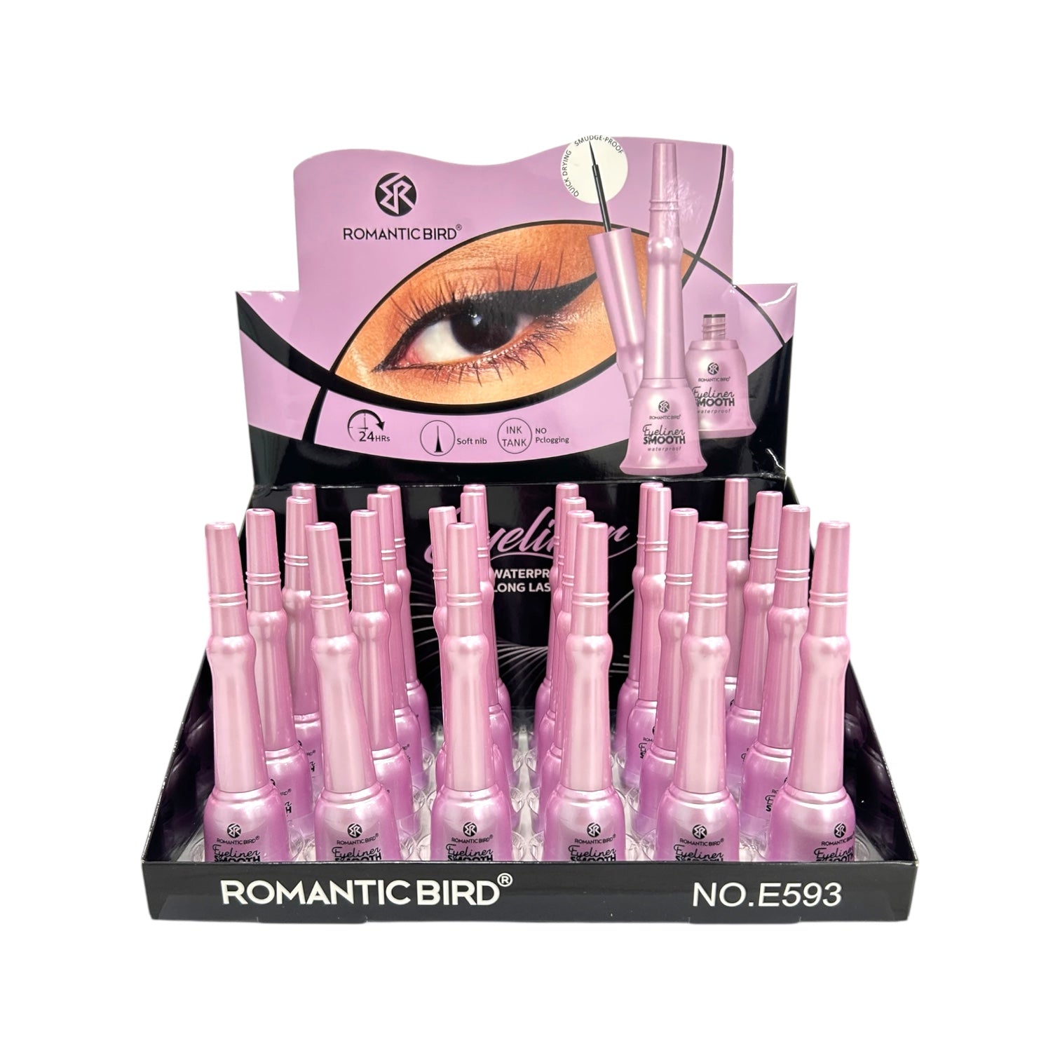 DELINEADOR LIQUIDO EN PINCEL EYELINER ROMANTIC BIRD