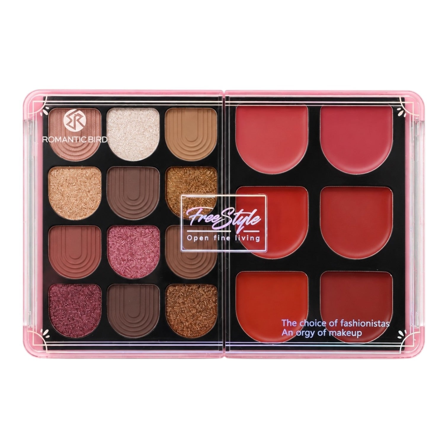 PALETA DE SOMBRAS X18 TONOS FREE STYLE ROMANTIC BIRD