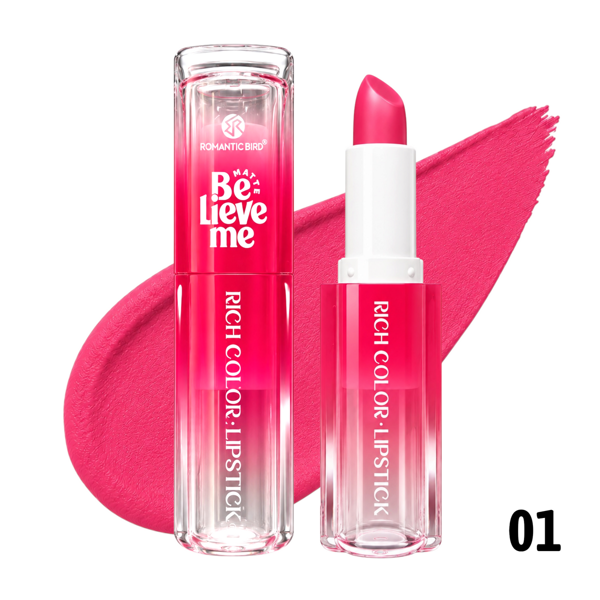 LABIAL EN BARRA RICH COLOR BELIEVE ME ROMANTIC BIRD