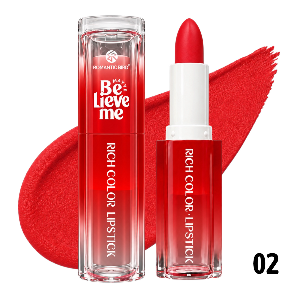LABIAL EN BARRA RICH COLOR BELIEVE ME ROMANTIC BIRD