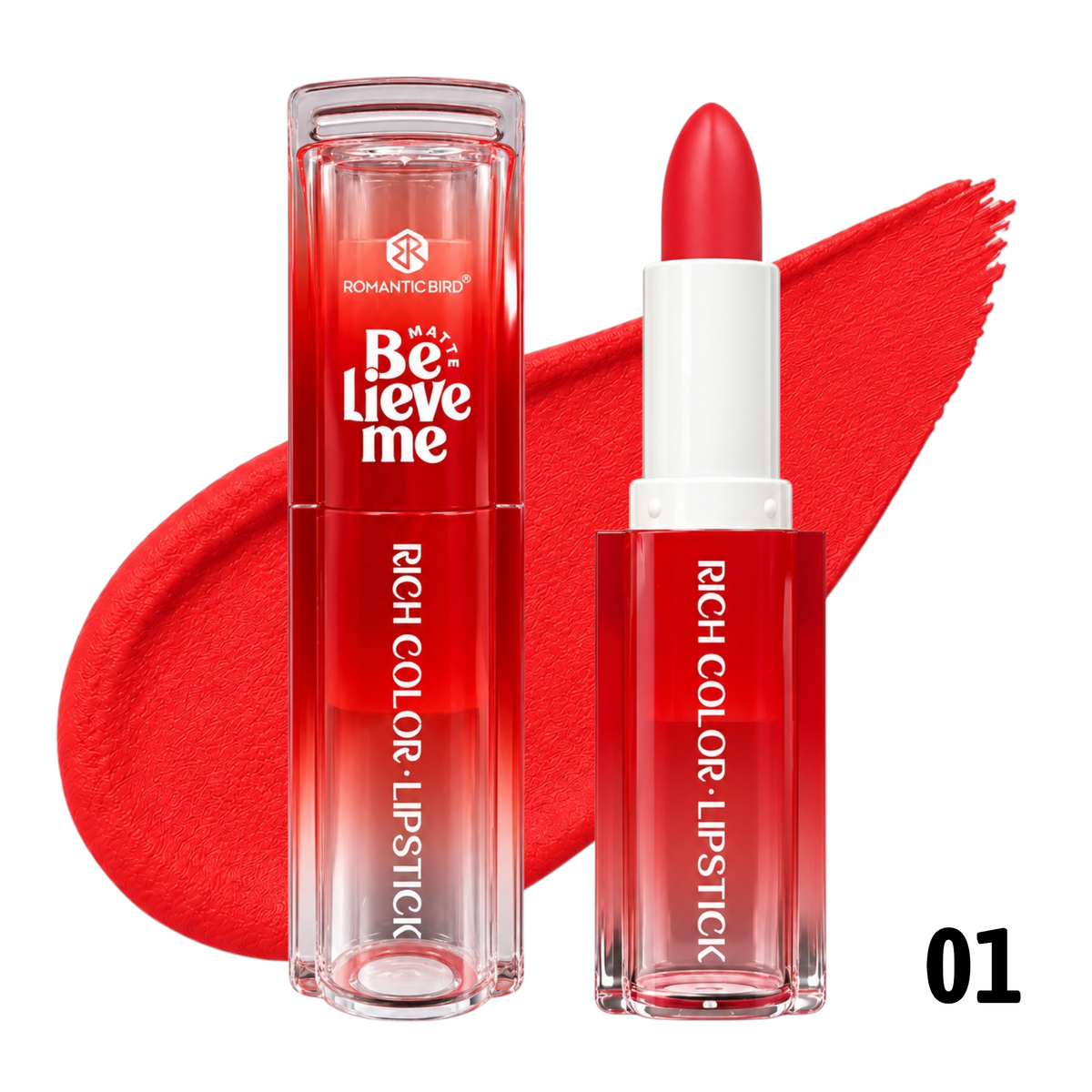 LABIAL EN BARRA RICH COLOR BELIEVE ME ROMANTIC BIRD