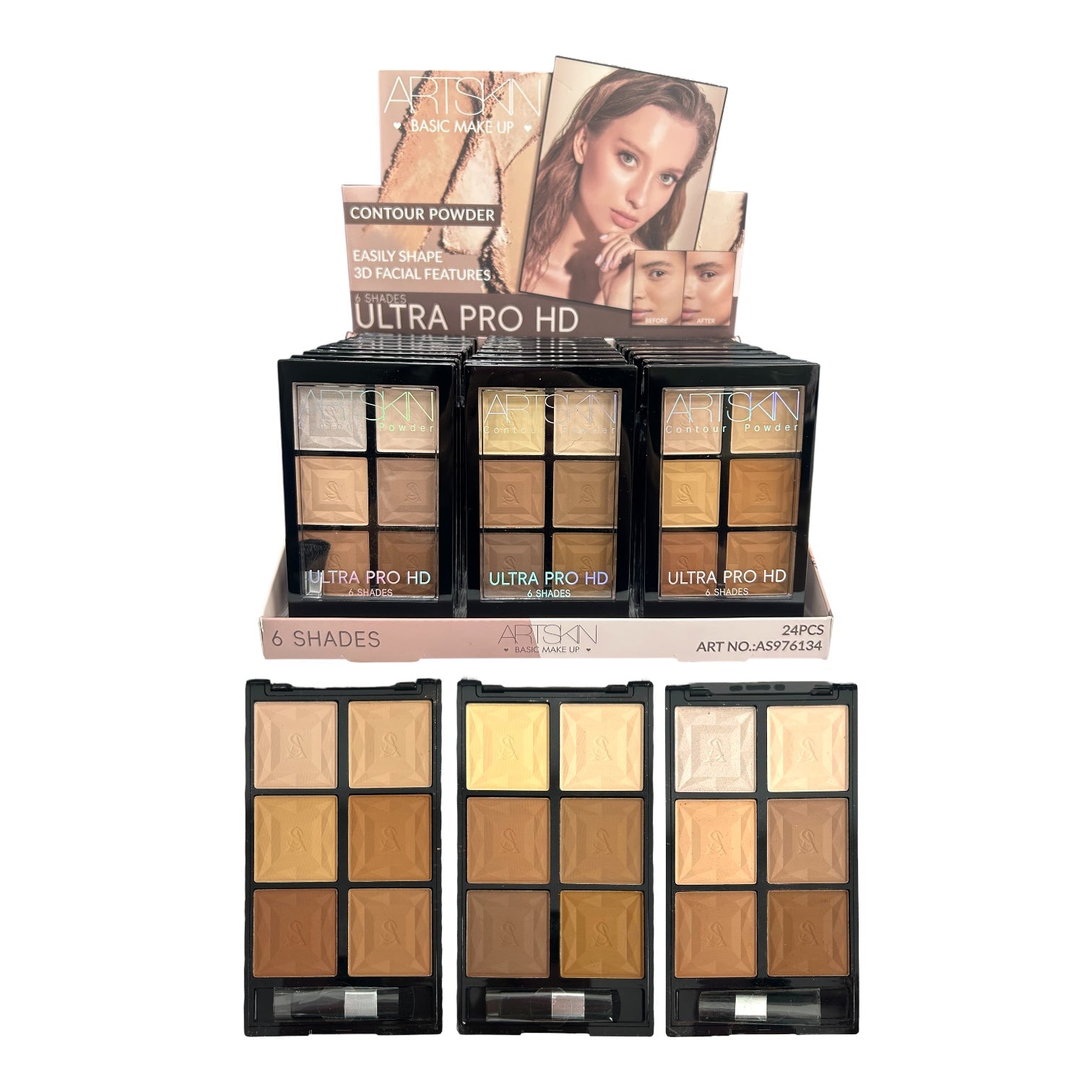 PALETA X6 CONTORNOS ULTRA PRO HD ARTSKIN