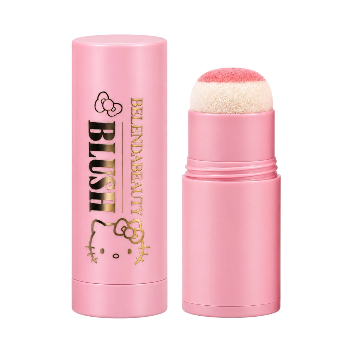 RUBOR EN POLVO CON ESPONJITA HELLO KITTY BELENDA BEAUTY