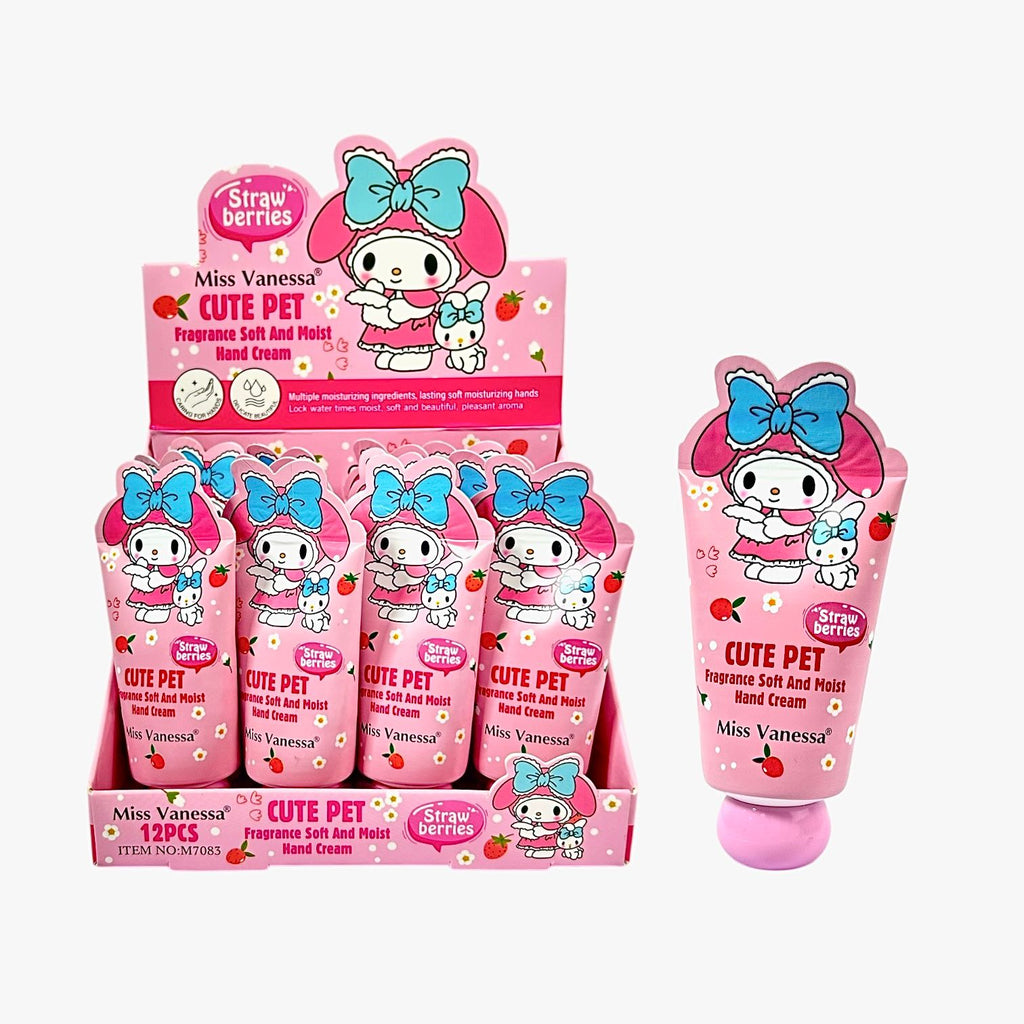 CREMA DE MANOS KUROMI MY MELODY CUTE PET MISS VANESSA