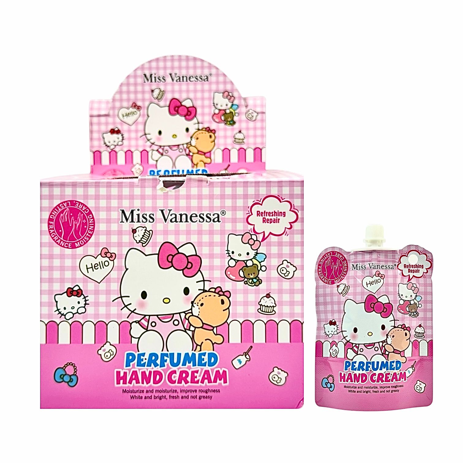 CREMA DE MANOS SACHET HELLO KITTY 30G MISS VANESSA