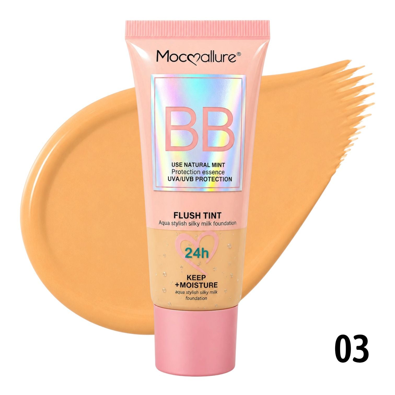 BASE LIQUIDA BB FLUSH TINT 24H 40ML MOCALLURE