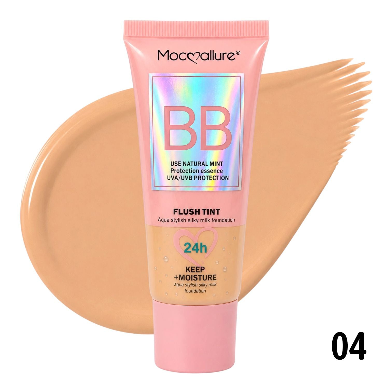 BASE LIQUIDA BB FLUSH TINT 24H 40ML MOCALLURE