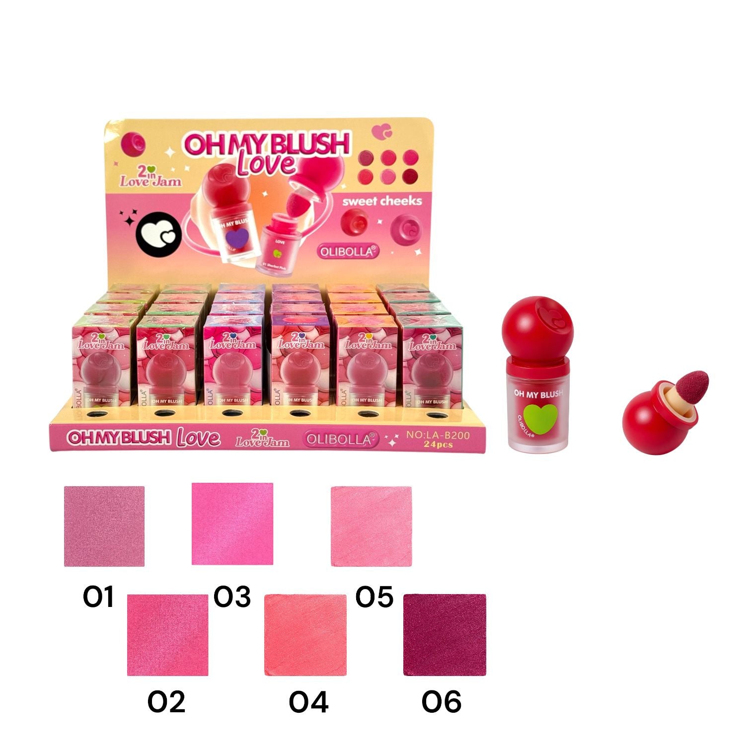 RUBOR 2EN1 LOVE JAM OLIBOLLA