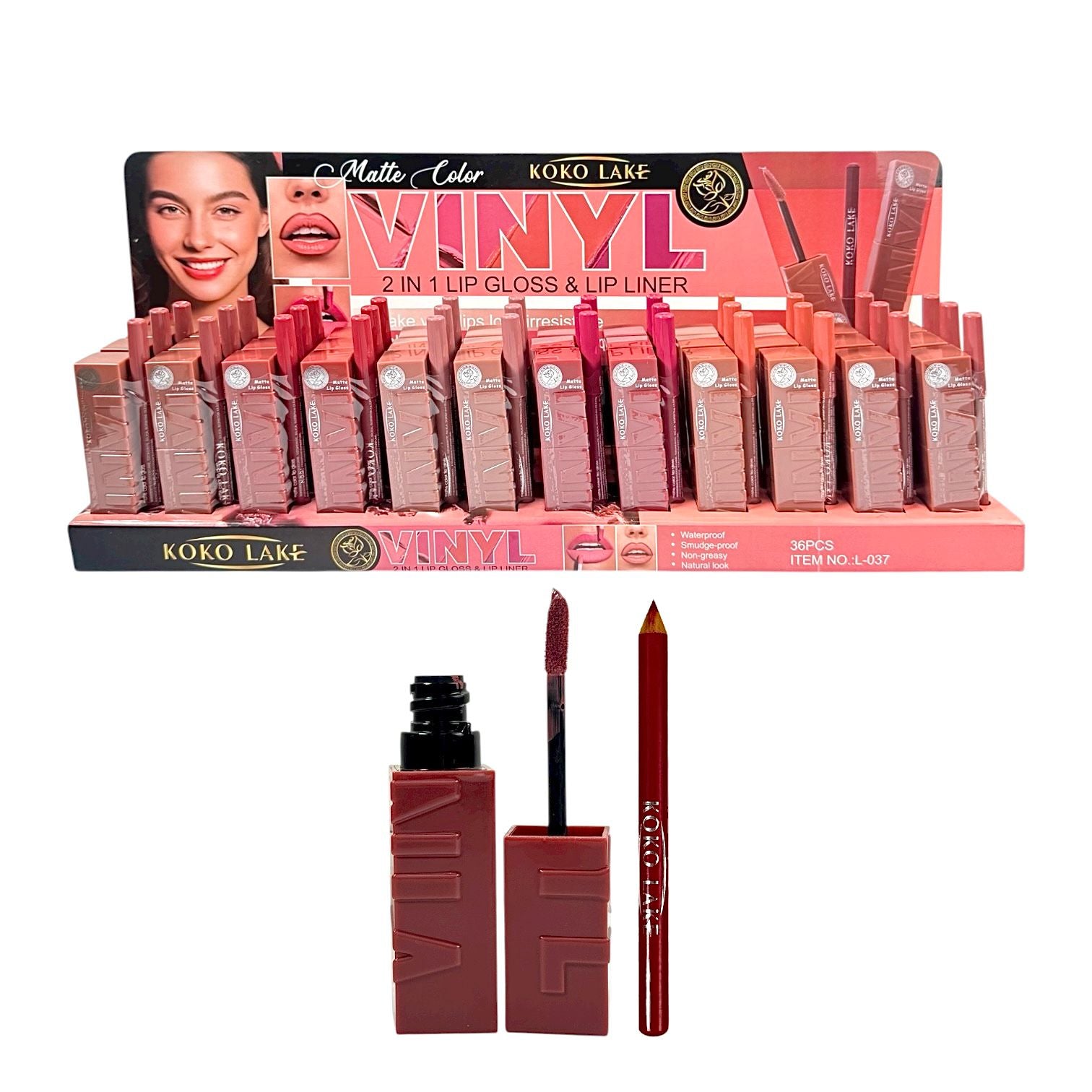 DUO LAPIZ Y LABIAL LIQUIDO MATTE VINYL KOKO LAKE