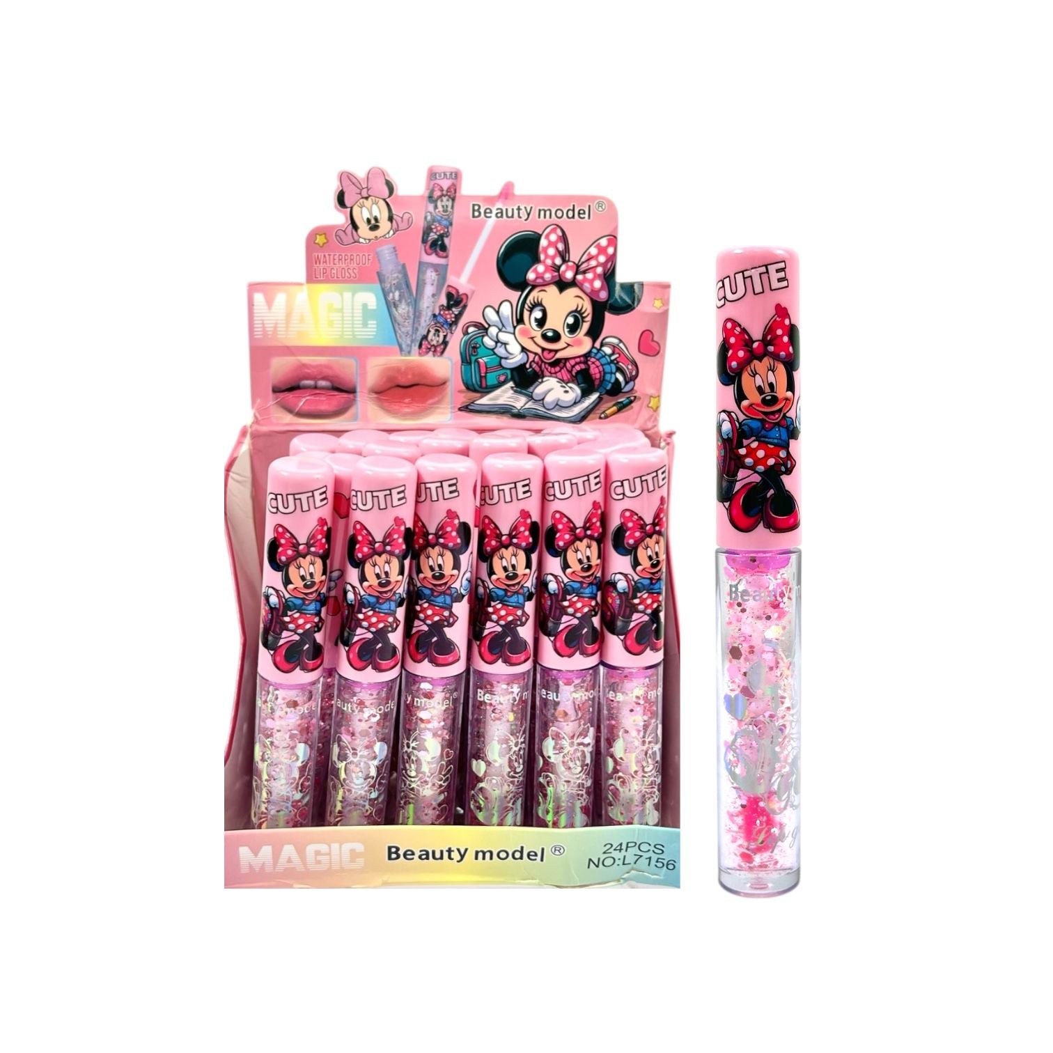 BRILLO MAGICO GLITTER MINNIE MOUSE CUTE BEAUTY MODEL