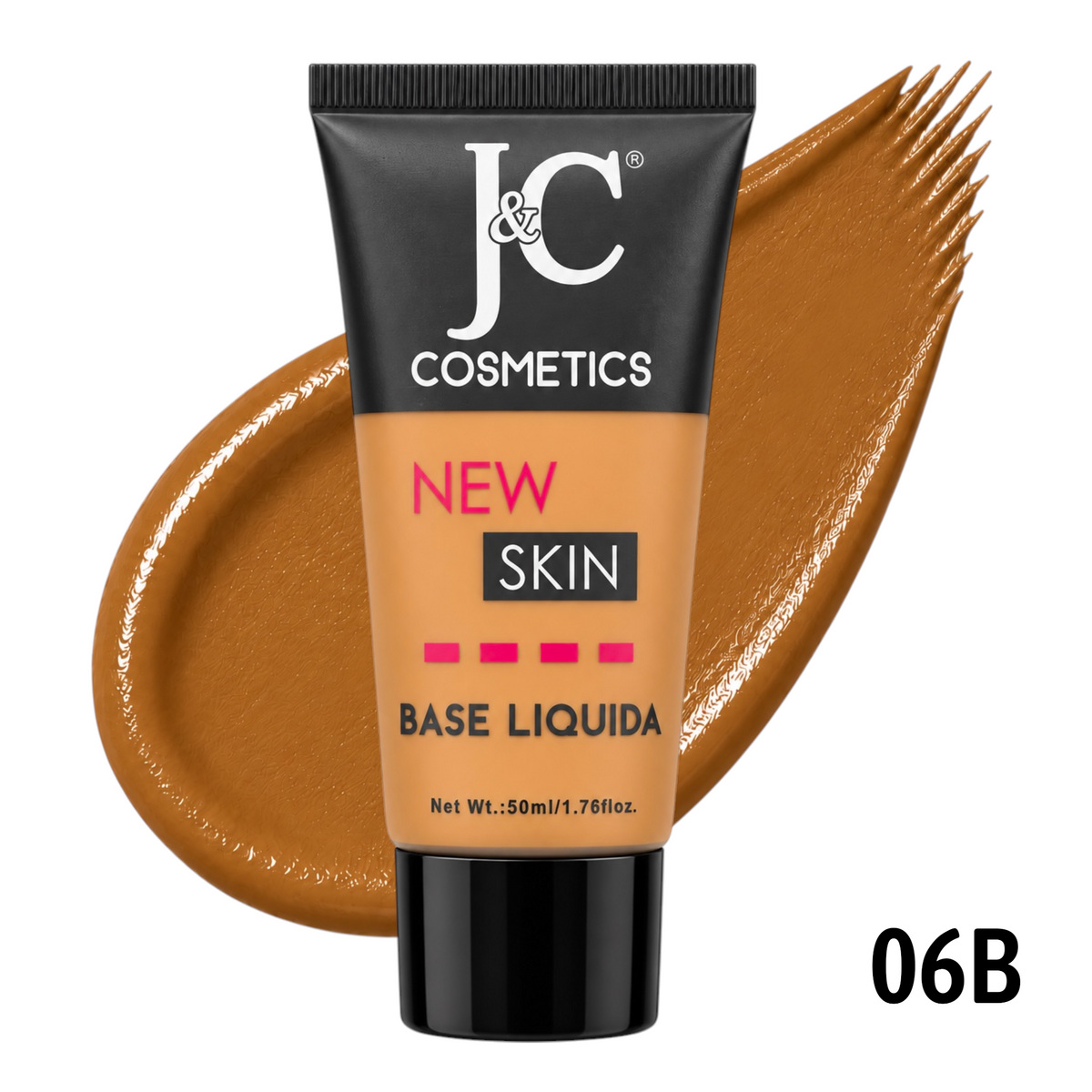 BASE LIQUIDA NEW SKIN 50ML J&C COSMETICS
