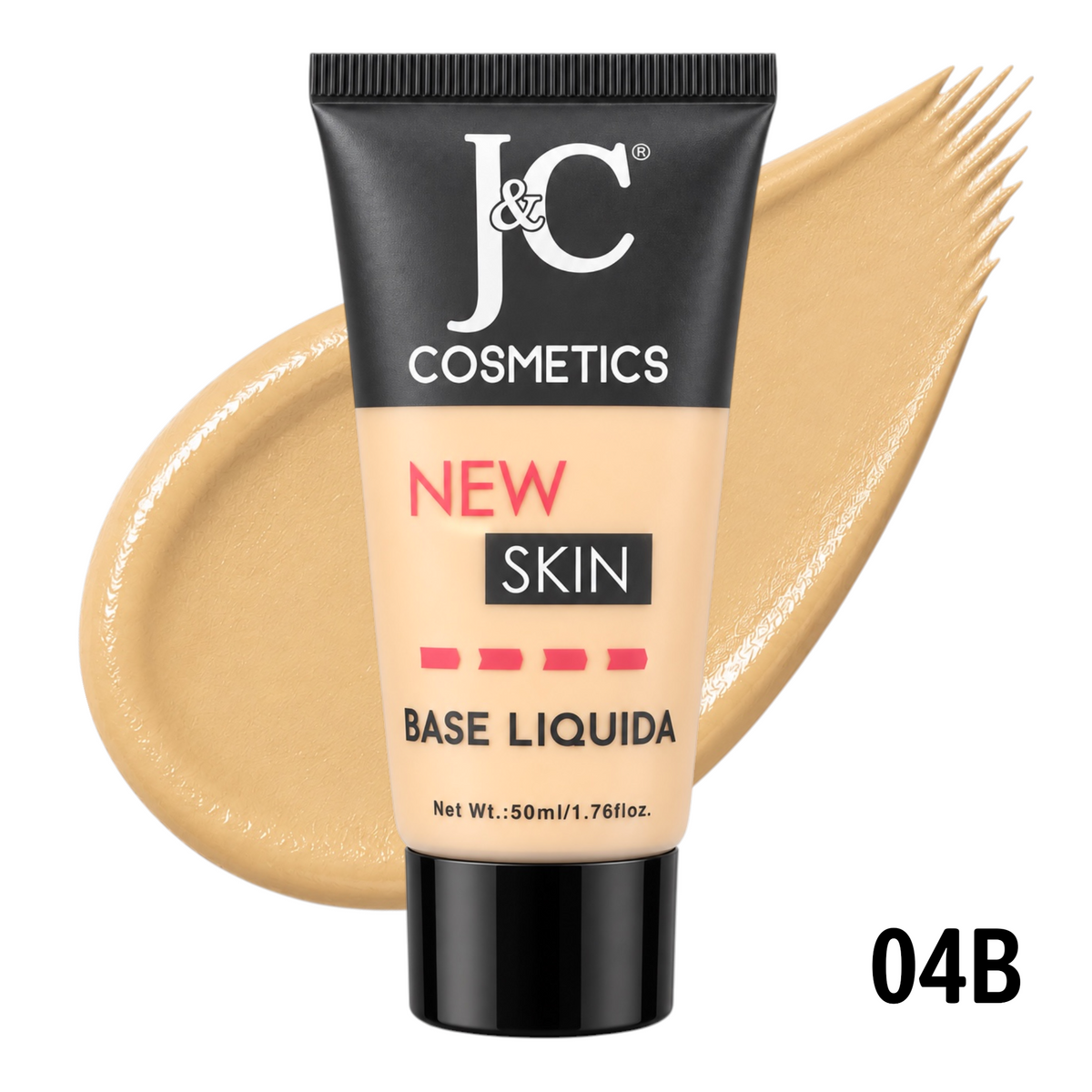 BASE LIQUIDA NEW SKIN 50ML J&C COSMETICS