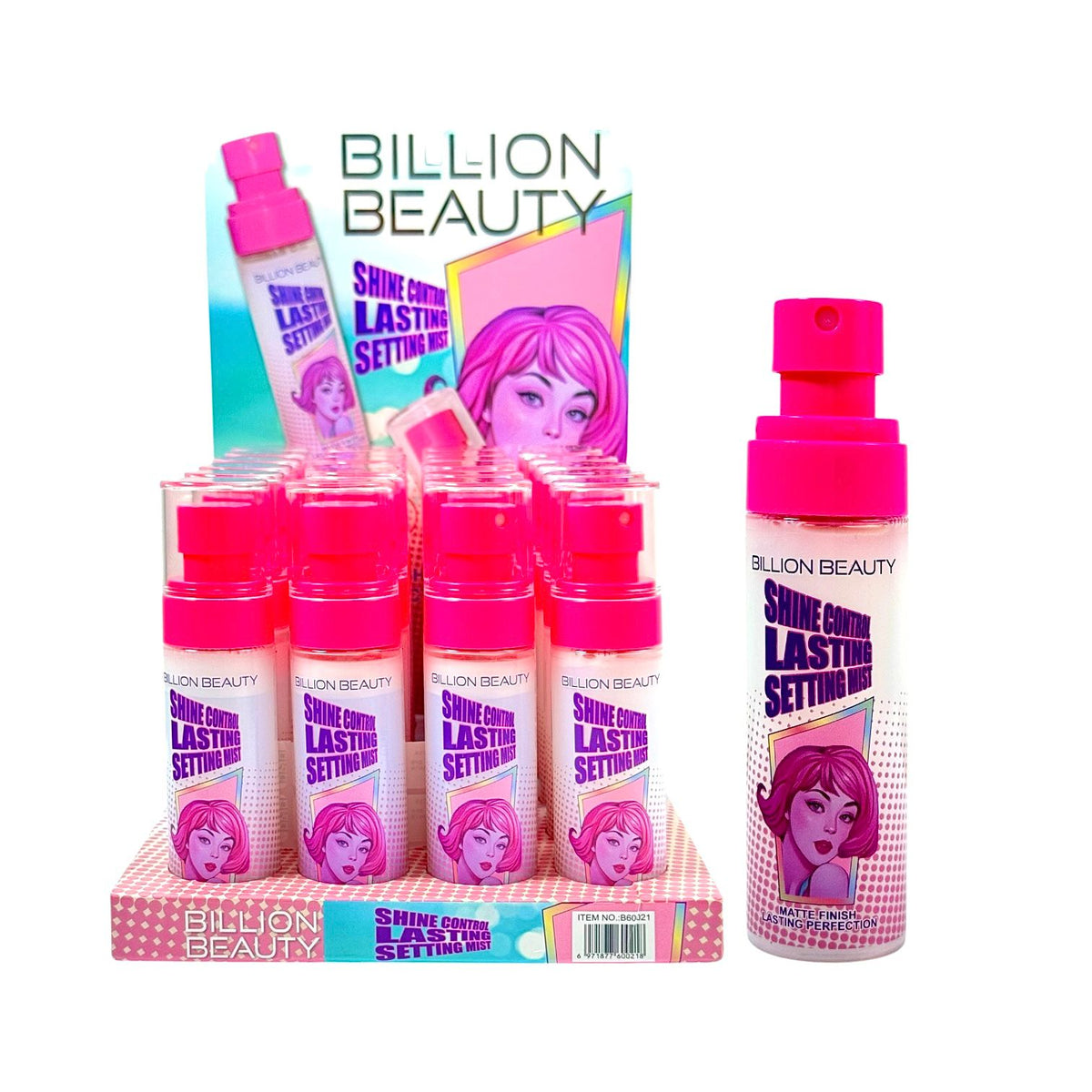 FIJADOR EN SPRAY MUÑEQUITA COQUETTE SHINE CONTROL BILLION BEAUTY